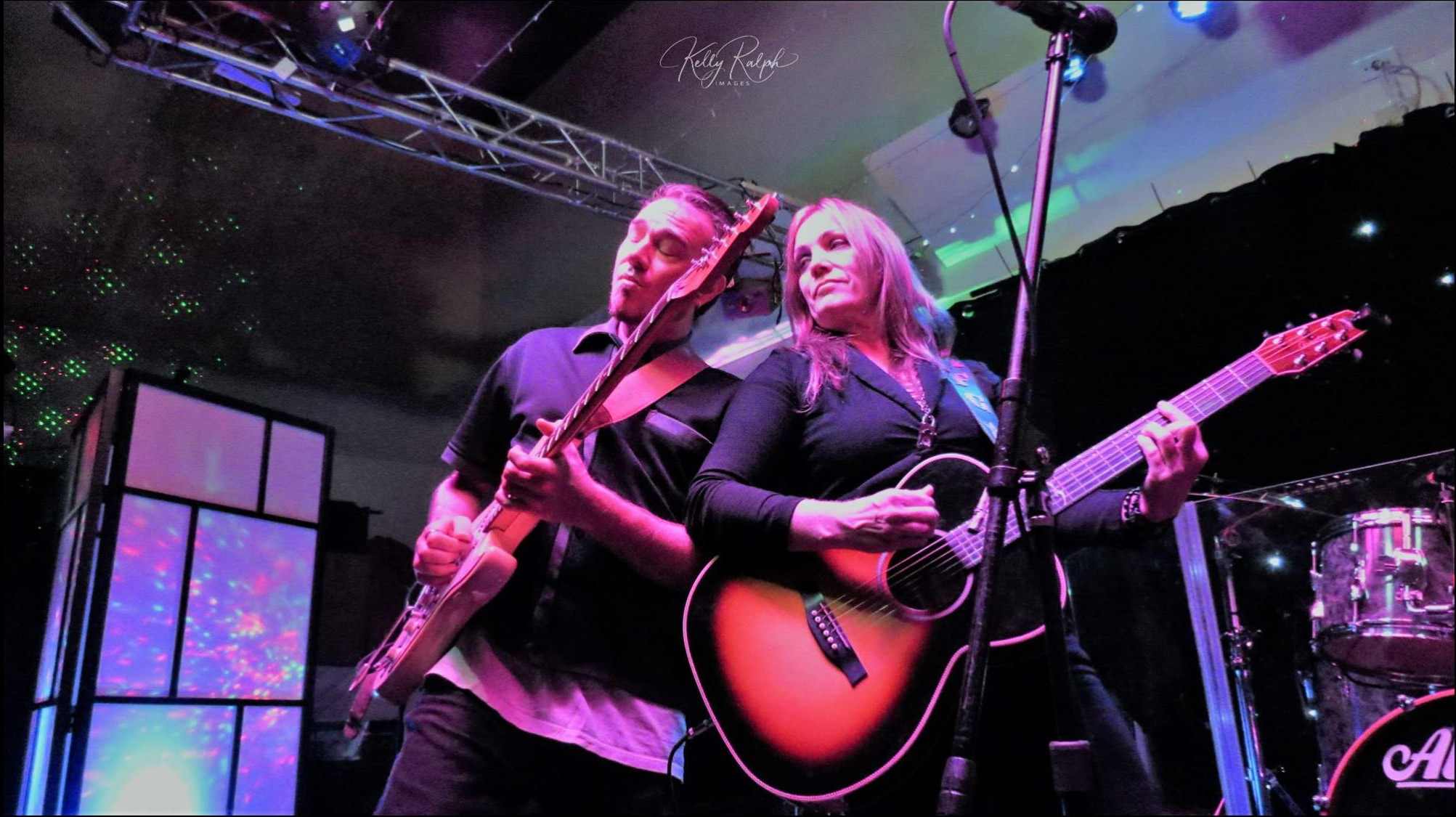 Live band performing on stage